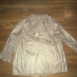 Gold leopard Michael Kors top!